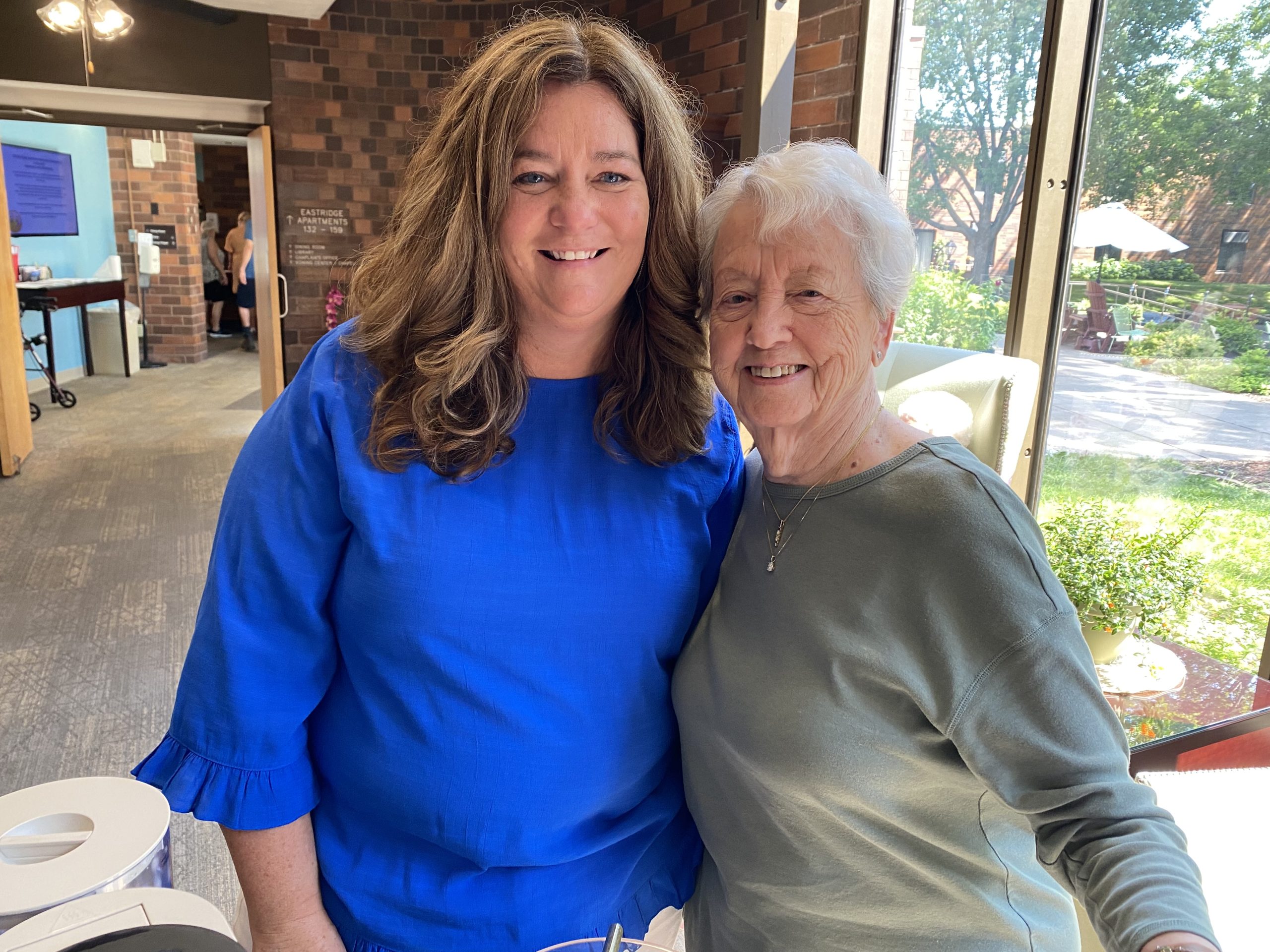 Jenny Kitsis and Janice Grimm posing for a photo