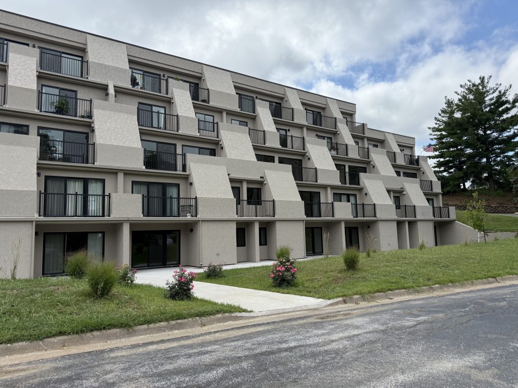 Ridgecrest's terrace